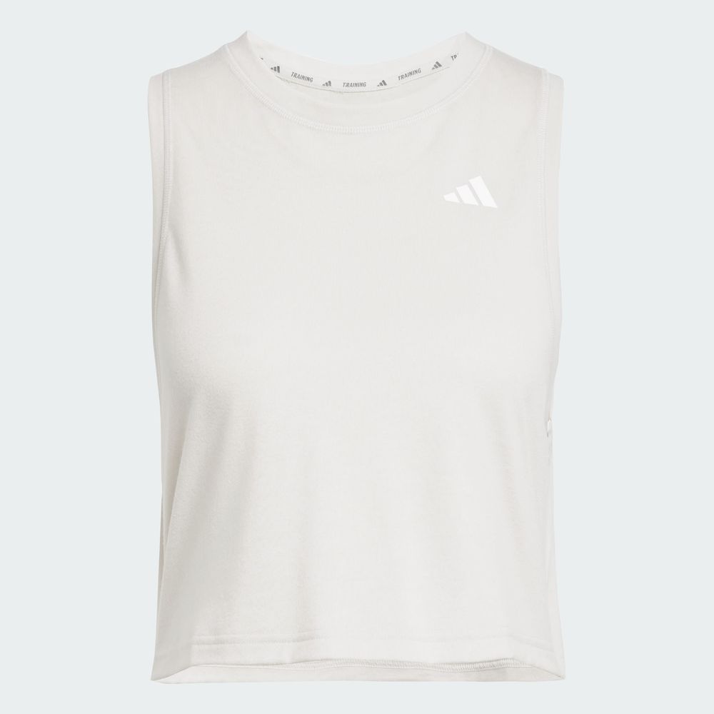 Foto 4 pulgar | Playera BVD Train Essentials Boxy Workout Adidas Gris para Mujer