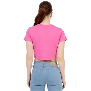 Foto 3 | Playera Crop Básica Manga Corta Para Mujer Quarry Color Rosa Chicle