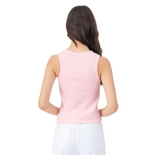 Foto 3 | Crop Top Con Canales Para Mujer Quarry Color Rosa