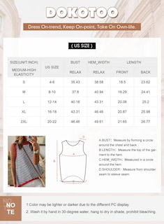 Foto 6 | Camiseta Sin Mangas Dokotoo Casual De Cuello Alto De Verano Para Mujer Negra - Venta Internacional.