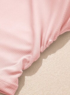 Foto 6 | Camiseta Sin Mangas Dokotoo Para Mujer Con Cuello En V Y Sujetador Incorporado, Punto Acanalado, Rosa - Venta Intern