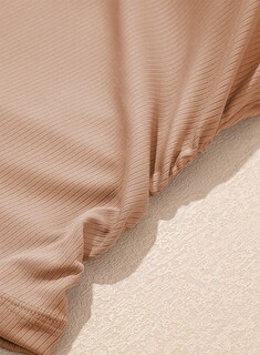 Foto 5 | Camiseta Sin Mangas Dokotoo Para Mujer, Cuello En V, Punto Acanalado, Color Caqui Fruncido - Venta Internacional.