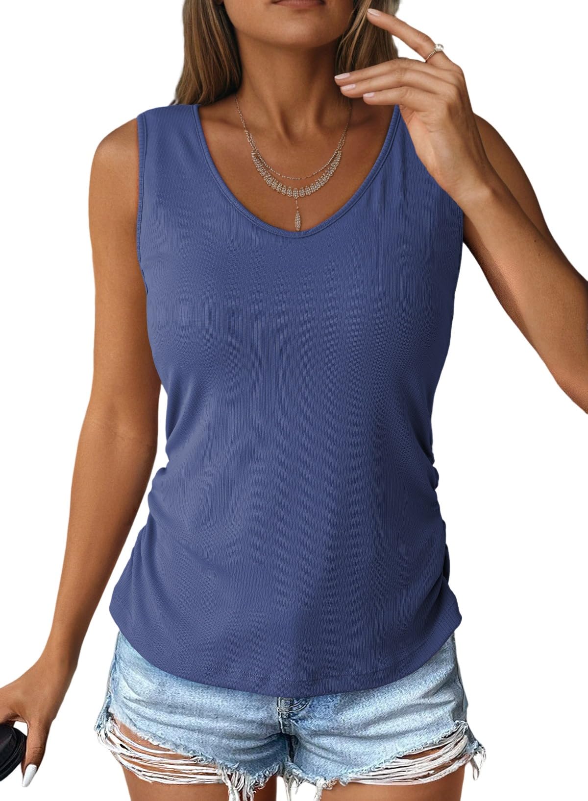 Camiseta Sin Mangas Dokotoo Summer Sin Mangas Con Sujetador Incorporado - Venta Internacional.