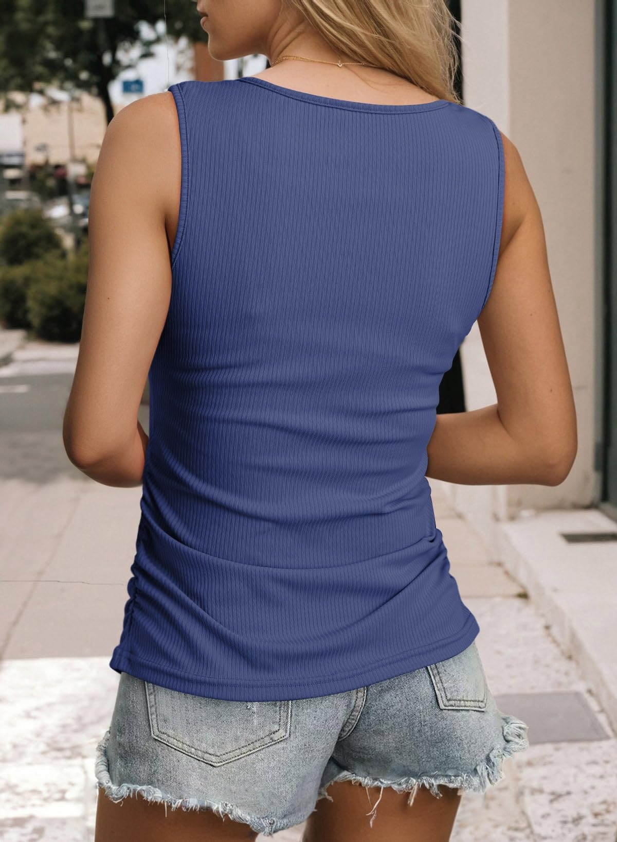 Foto 4 pulgar | Camiseta Sin Mangas Dokotoo Summer Sin Mangas Con Sujetador Incorporado - Venta Internacional.