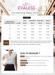 Foto 6 | Camiseta Sin Mangas Evaless Para Mujer Con Cuello En V, Holgada, Color Beige, Talla Xl - Venta Internacional.