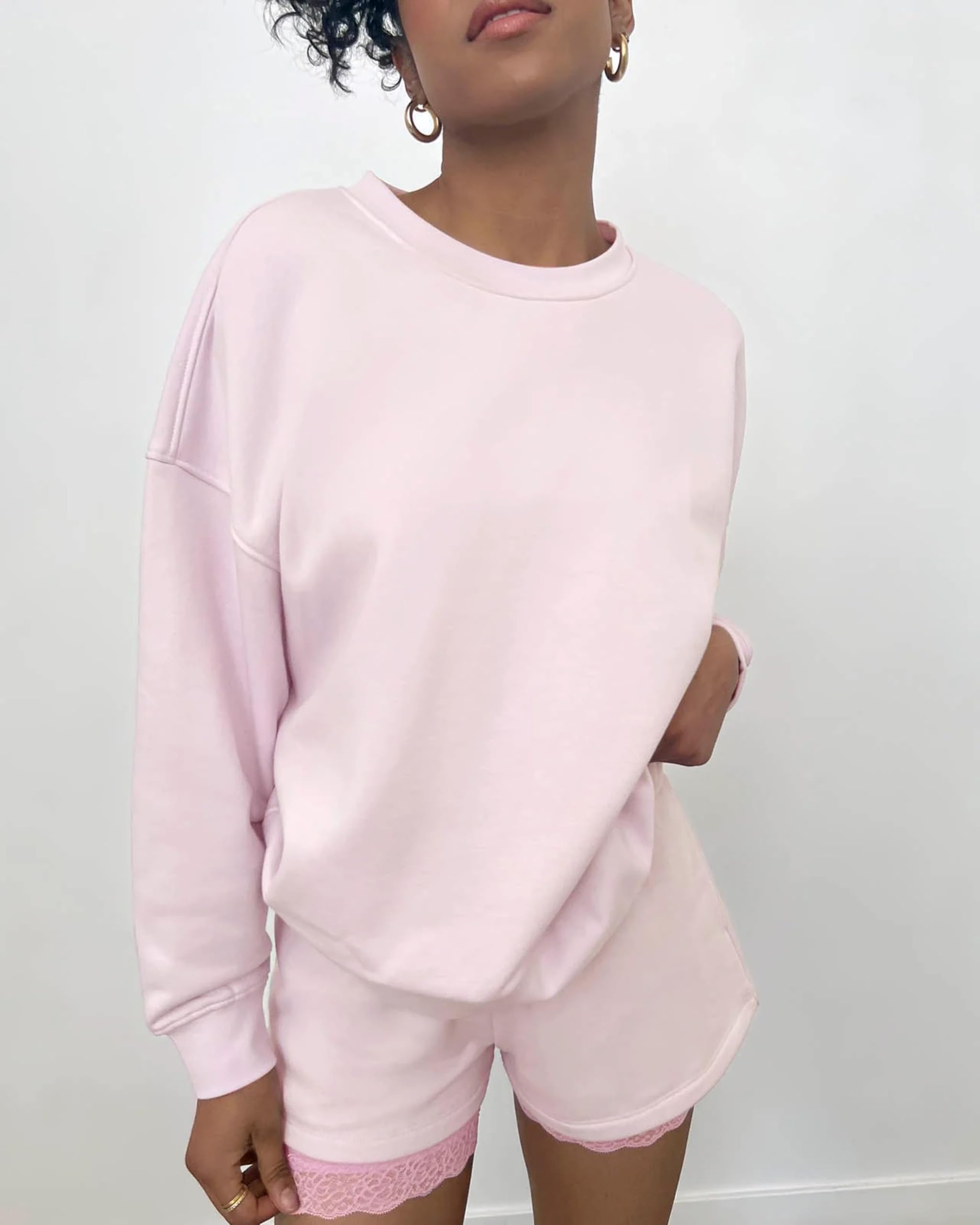 Foto 5 pulgar | Sudadera Florence By Mills Cozy Crush Oversized Lavender Fog - Venta Internacional.