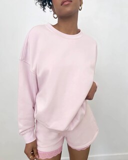 Foto 4 | Sudadera Florence By Mills Cozy Crush Oversized Lavender Fog - Venta Internacional.