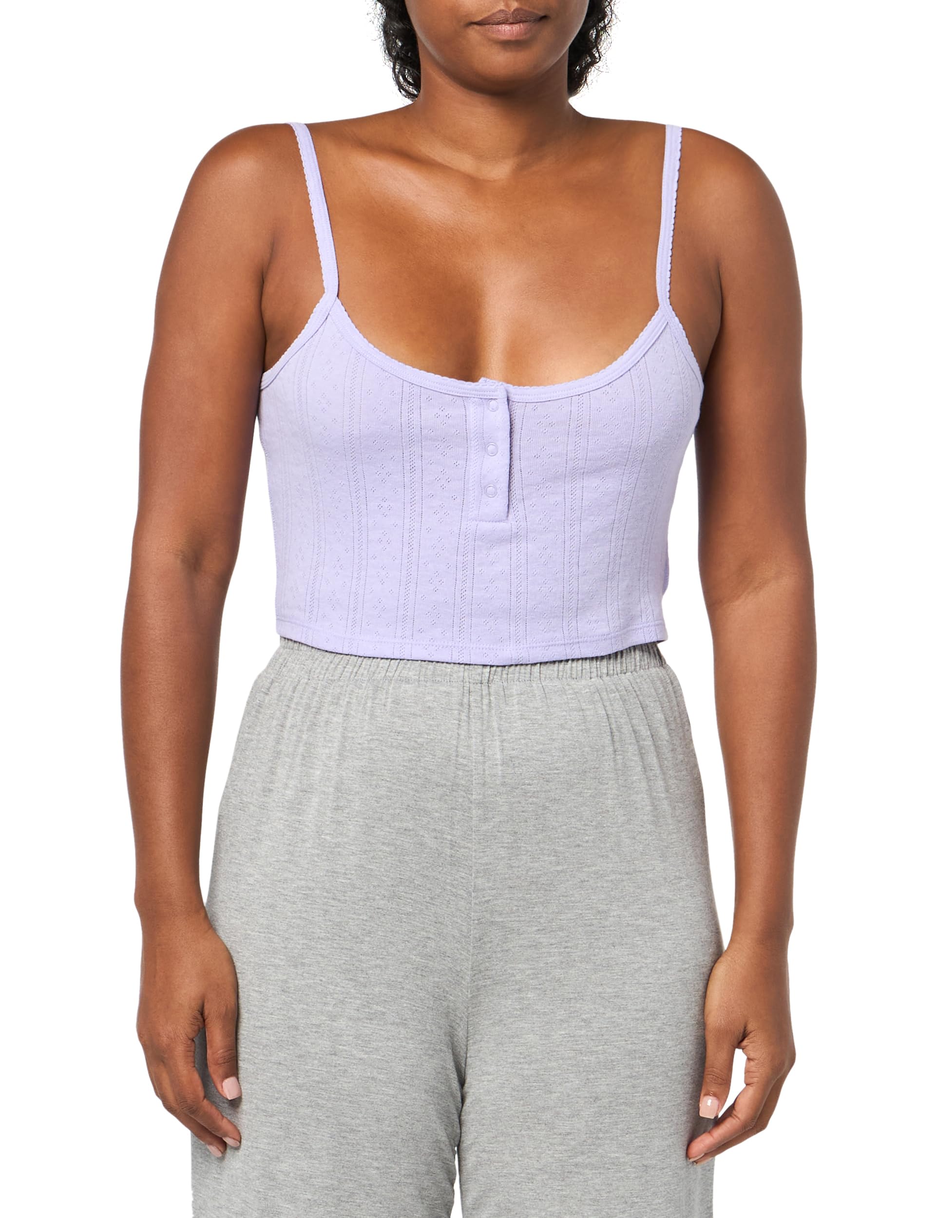 Foto 2 pulgar | Camiseta Sin Mangas Corta Florence De Mills Cozy Crush Sweet Pointelle - Venta Internacional.