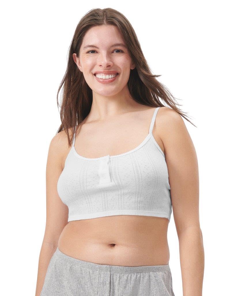 Camiseta Sin Mangas Florence De Mills Cozy Crush Sweet Pointelle White - Venta Internacional.