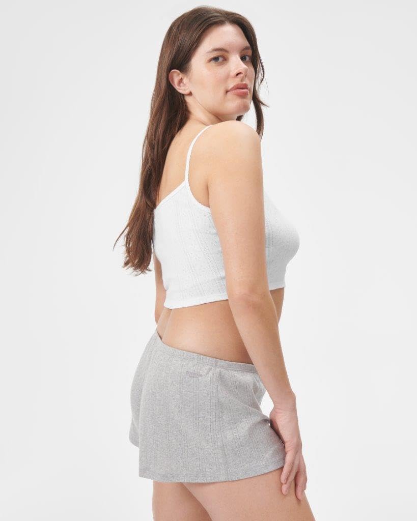 Foto 4 pulgar | Camiseta Sin Mangas Florence De Mills Cozy Crush Sweet Pointelle White - Venta Internacional.