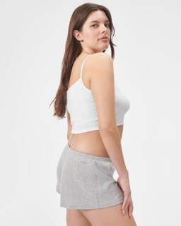 Foto 3 | Camiseta Sin Mangas Florence De Mills Cozy Crush Sweet Pointelle White - Venta Internacional.