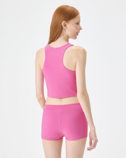 Foto 3 | Camiseta Sin Mangas Florence De Mills Bright Sided Para Mujer, Color Rosa Intenso - Venta Internacional.