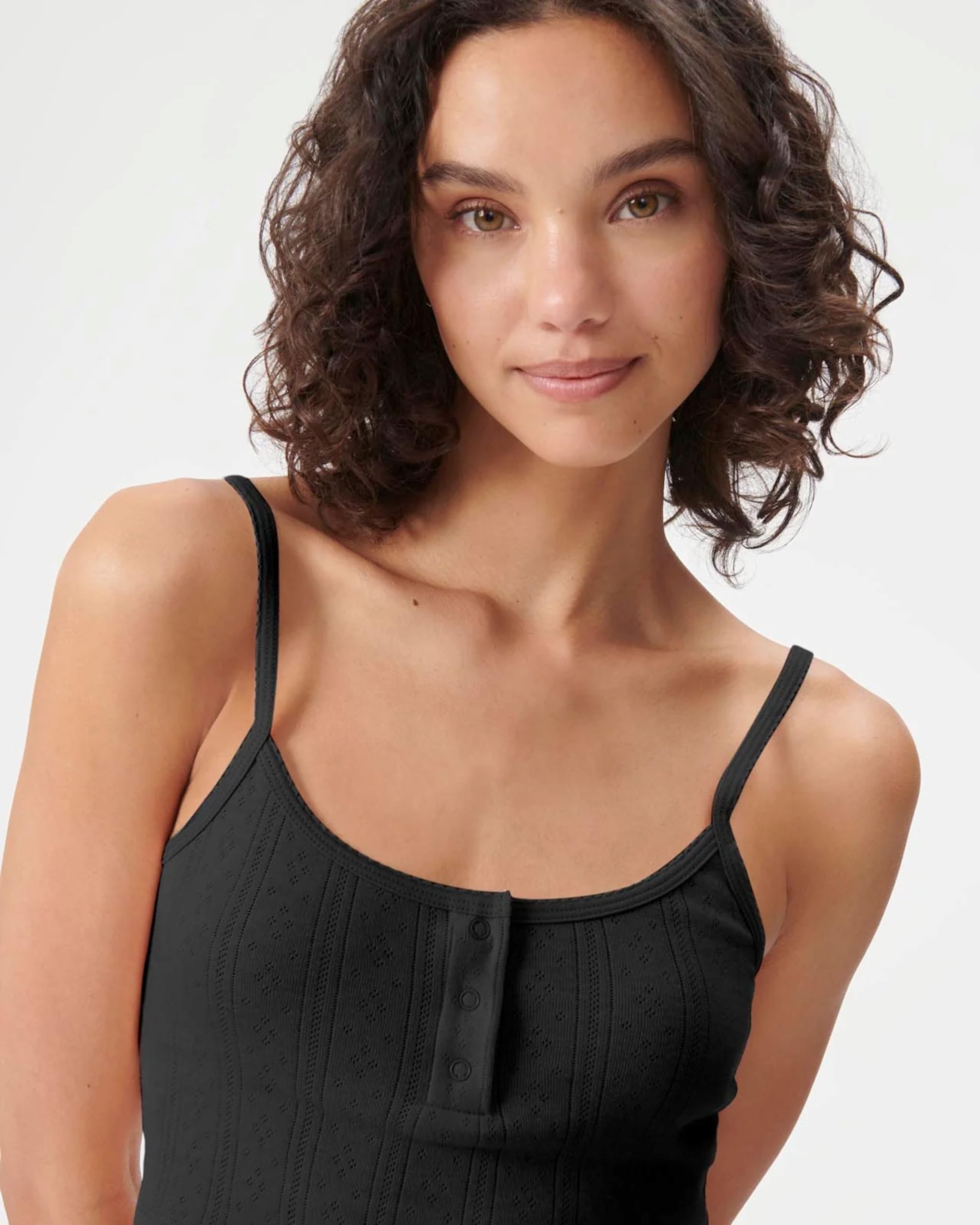 Foto 3 pulgar | Camiseta Sin Mangas Corta Florence De Mills Cozy Crush Sweet Pointelle - Venta Internacional.