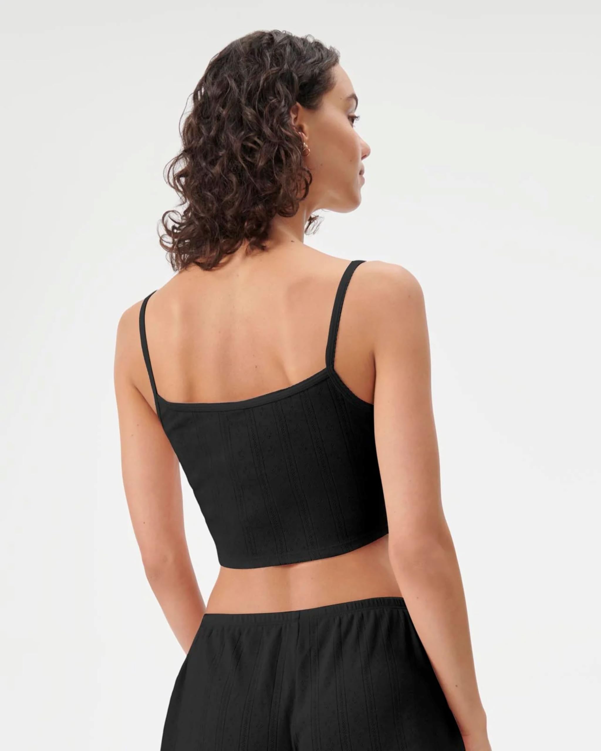 Foto 5 pulgar | Camiseta Sin Mangas Corta Florence De Mills Cozy Crush Sweet Pointelle - Venta Internacional.