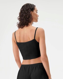 Foto 4 | Camiseta Sin Mangas Corta Florence De Mills Cozy Crush Sweet Pointelle - Venta Internacional.