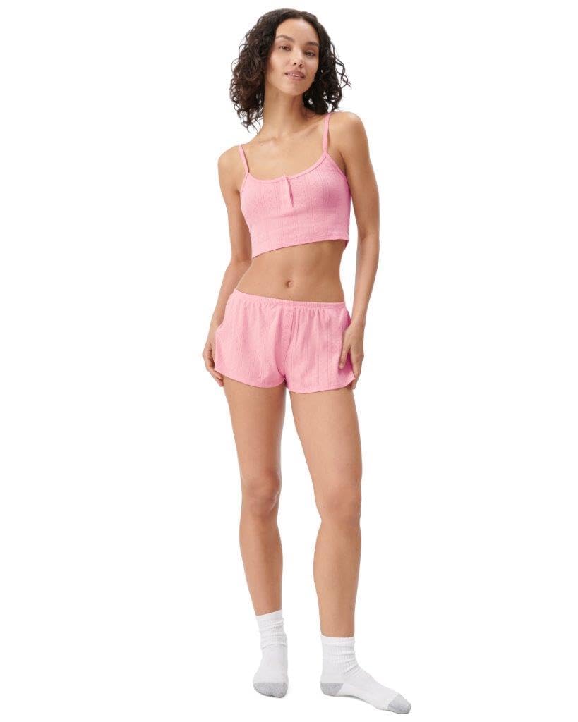 Foto 6 pulgar | Camiseta Sin Mangas Florence De Mills Cozy Crush Sweet Pointelle Pink - Venta Internacional.