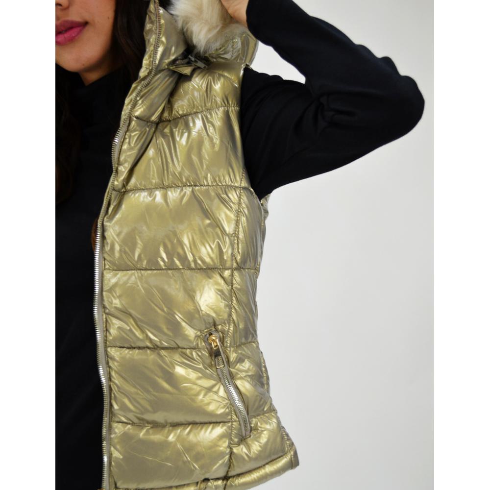 Foto 5 pulgar | Chaleco Acolchado Roman Fashion Juvenil 5614 color Dorado