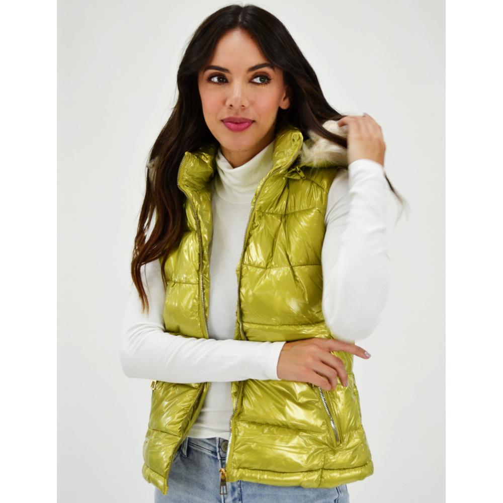 Foto 1 | Chaleco Acolchado Roman Fashion CH-BOM-5614 color Dorado