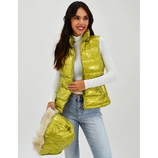Foto 4 | Chaleco Acolchado Roman Fashion CH-BOM-5614 color Dorado