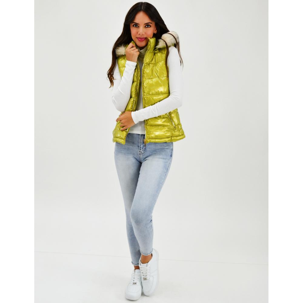 Foto 5 | Chaleco Acolchado Roman Fashion CH-BOM-5614 color Dorado