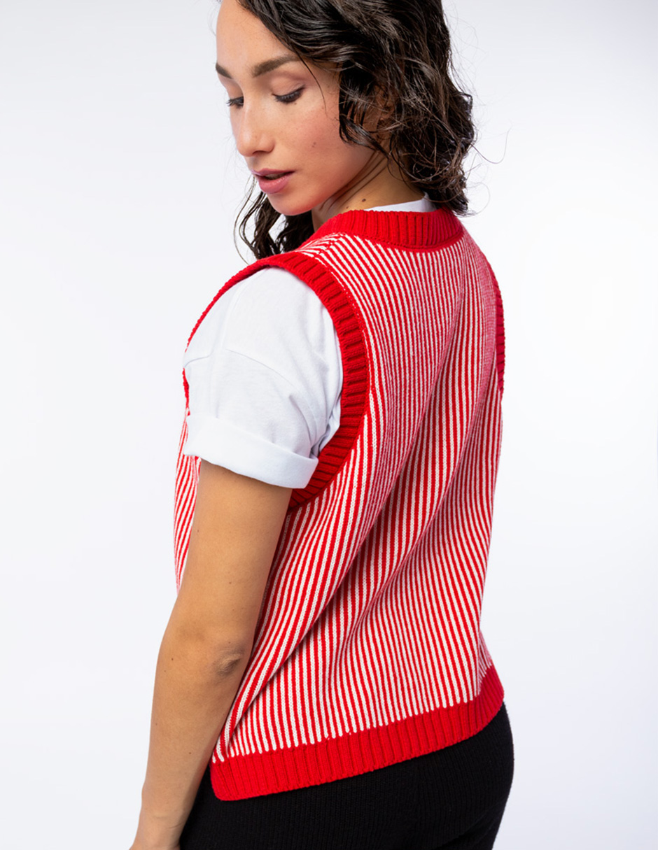 Foto 3 | Chaleco para Dama Generra Cuello V