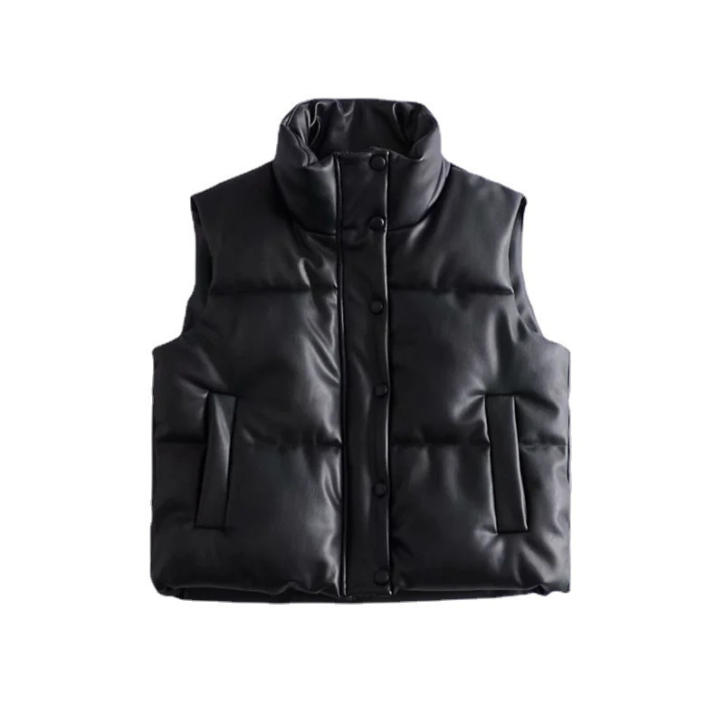 Foto 2 pulgar | Venta Internacional - Chaleco Acolchado Negro para Mujer
