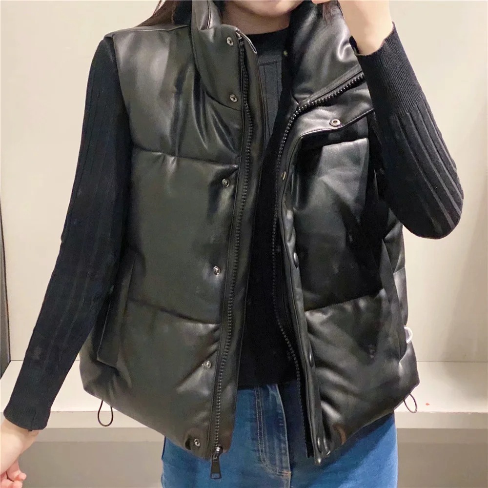 Foto 3 pulgar | Venta Internacional - Chaleco Acolchado Negro para Mujer