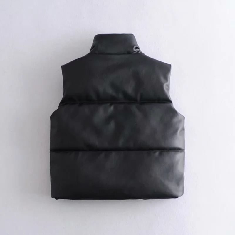 Foto 4 pulgar | Venta Internacional - Chaleco Acolchado Negro para Mujer