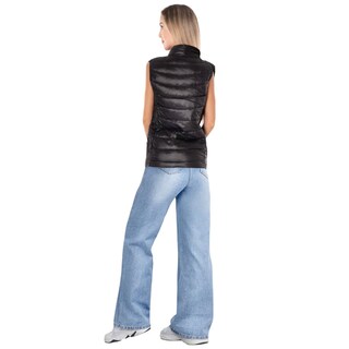 Foto 3 | Chaleco Capitonado Chal-1001 Negro para Mujer