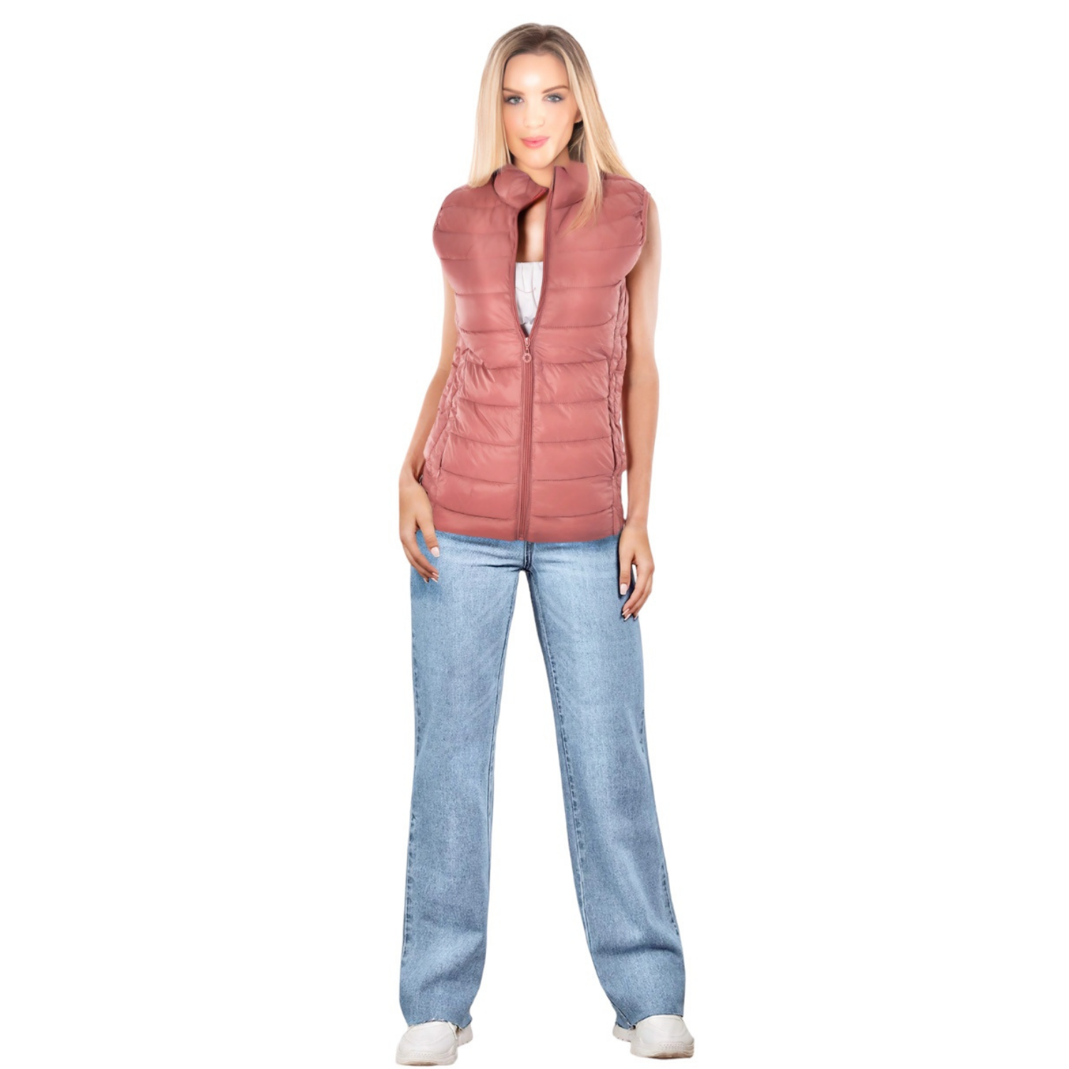 Foto 2 | Chaleco Chal-1001 Rosa para Mujer