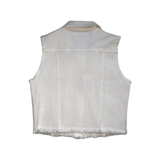 Foto 7 | Chaleco Blanco Con Estoperoles Lc