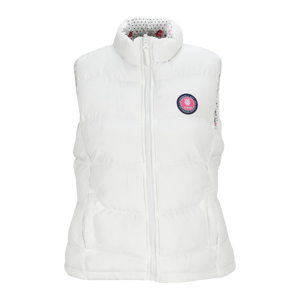 Foto 2 pulgar | Chaleco Reversible K-swiss Chw27  Color Blanco Mujer