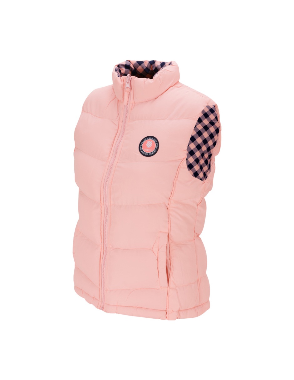 Foto 3 pulgar | Chaleco Reversible K-swiss Chw27  Color Rosa Mujer