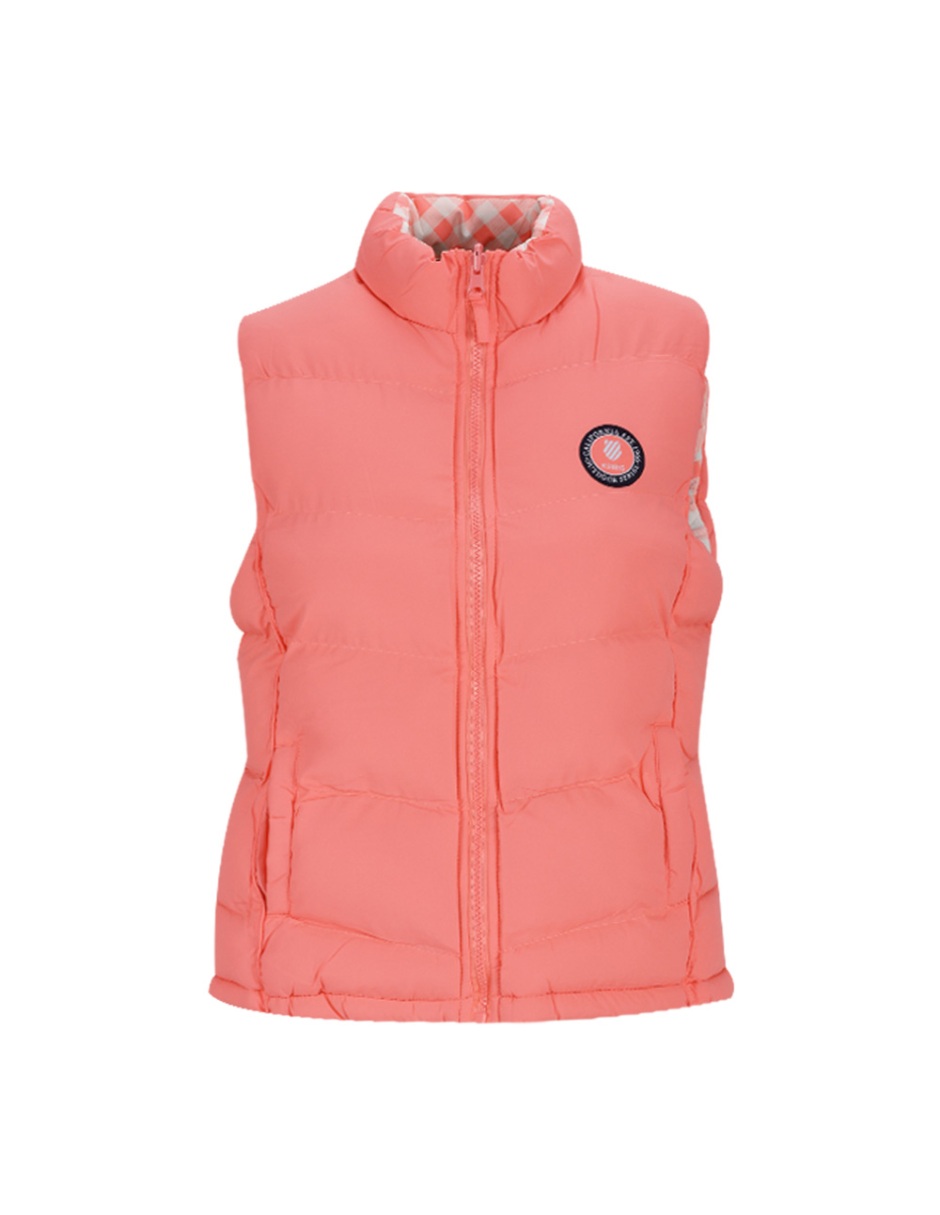 Foto 1 | Chaleco Reversible K-swiss Chw27  Color Naranja Mujer