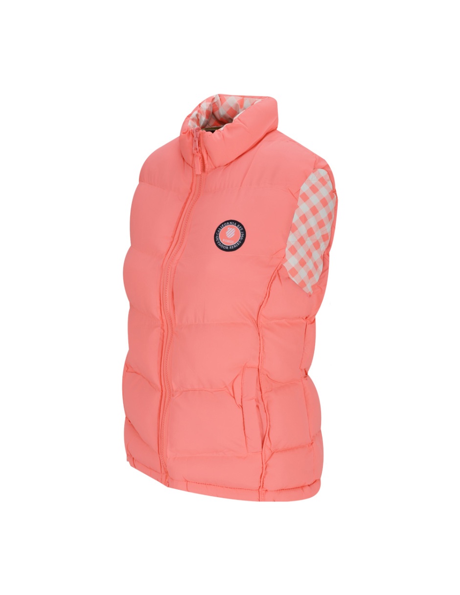 Foto 2 | Chaleco Reversible K-swiss Chw27  Color Naranja Mujer