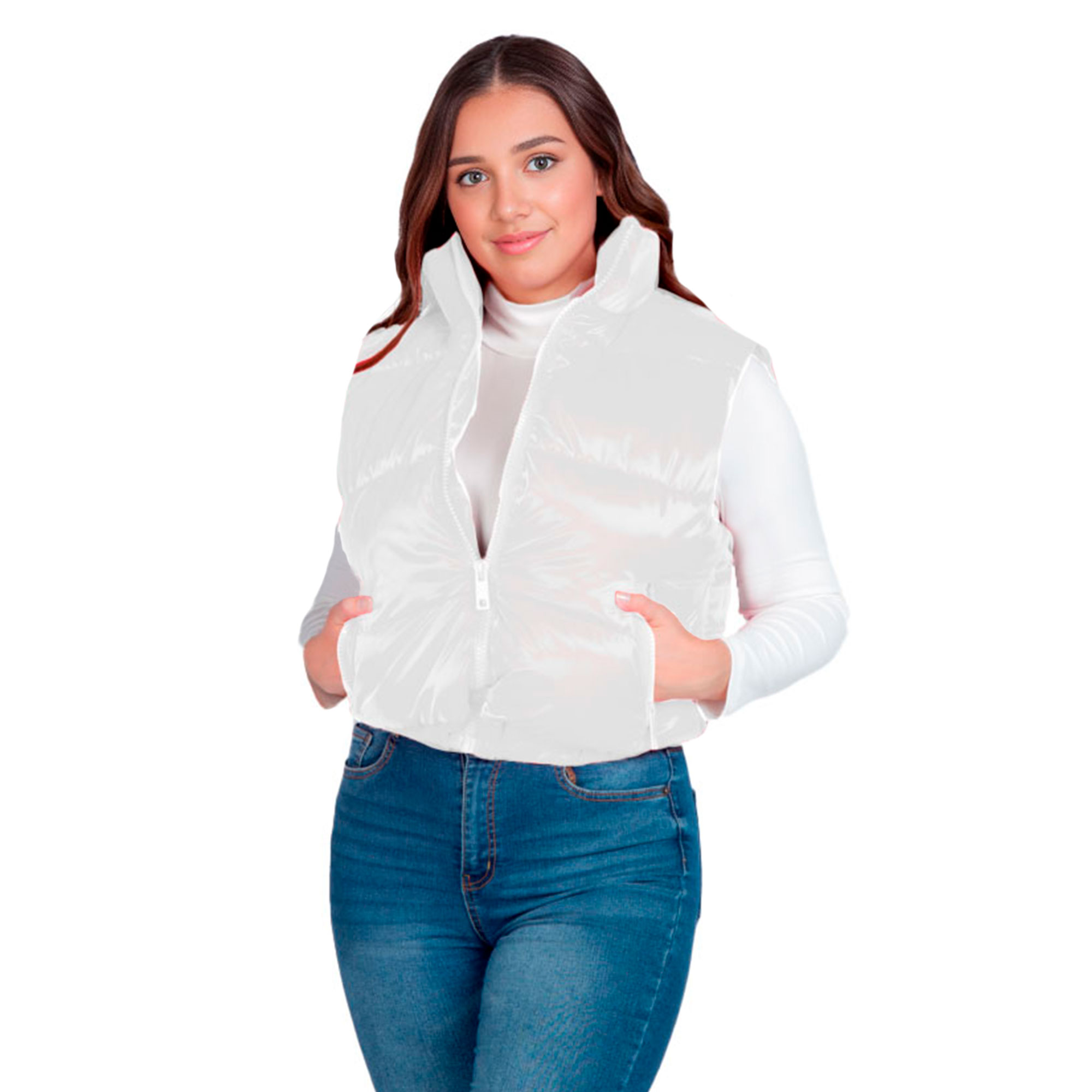 Chaleco Capitonado Britos Jeans Mujer Tr4078