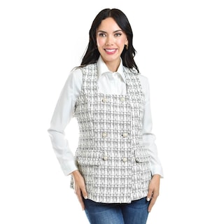 Foto 1 | Chaleco Tweed Roman Fashion /juvenil, 2435 (negro) Negro