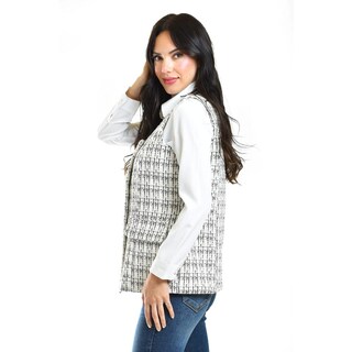 Foto 2 | Chaleco Tweed Roman Fashion /juvenil, 2435 (negro) Negro