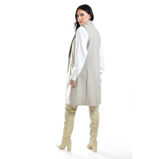Foto 3 | Chaleco Con Solapa Roman Fashion /juvenil, 2953 (beige) Beige