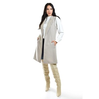 Foto 5 | Chaleco Con Solapa Roman Fashion /juvenil, 2953 (beige) Beige