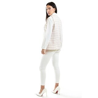 Foto 3 | Chaleco Tweed Roman Fashion /juvenil, 2435 (rosa) Rosa