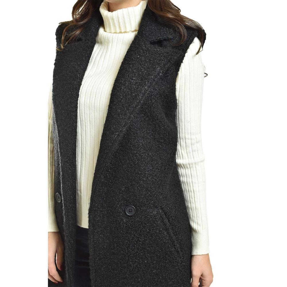 Foto 4 | Chaleco Estilo Teddy Roman Fashion /juvenil, 124 (negro) Negro