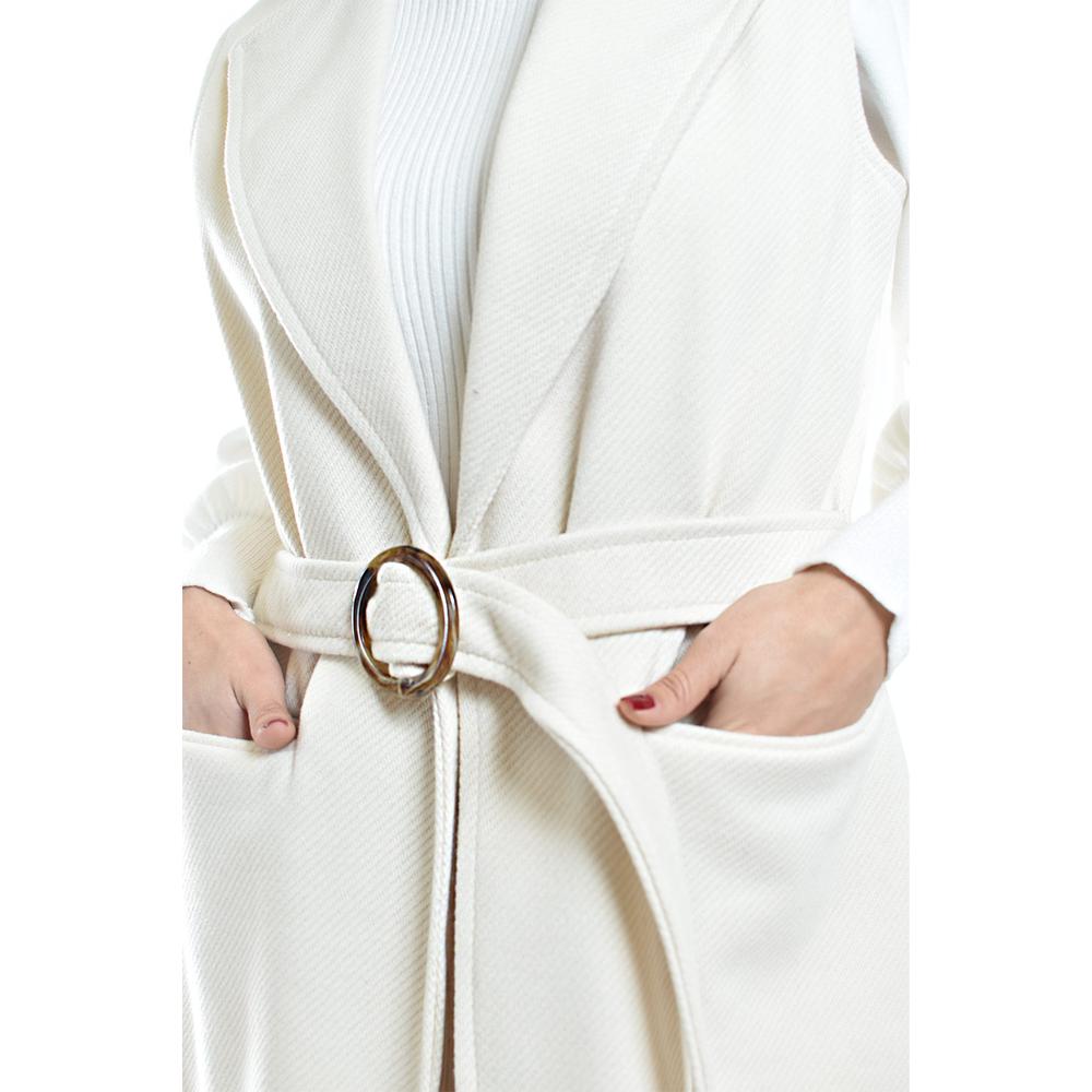 Foto 5 pulgar | Chaleco Largo Con Textura Roman Fashion /juvenil, 2056 (hueso) Beige