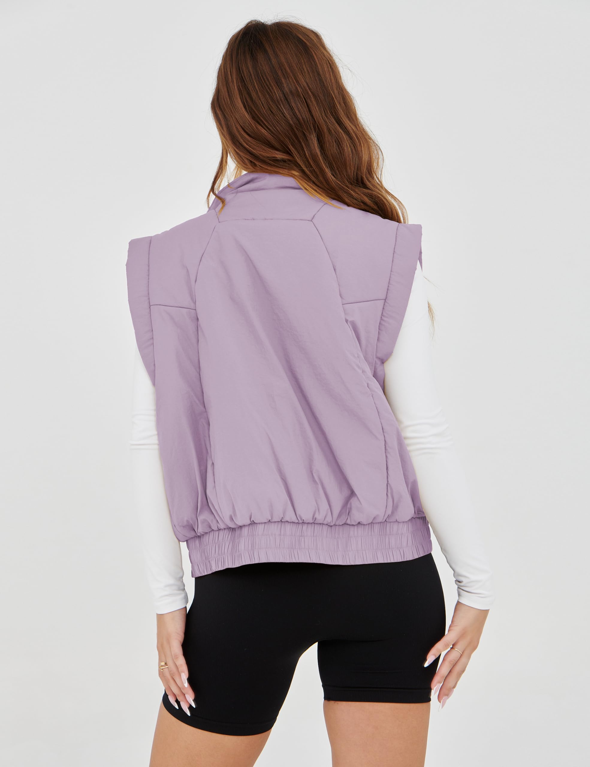 Foto 2 | Chaleco Acolchado Uaneo Para Mujer, Acolchado, Ligero, Morado - Venta Internacional.