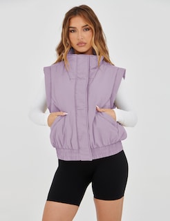 Foto 4 | Chaleco Acolchado Uaneo Para Mujer, Acolchado, Ligero, Morado - Venta Internacional.