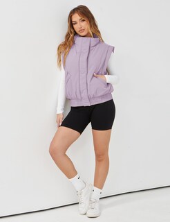 Foto 5 | Chaleco Acolchado Uaneo Para Mujer, Acolchado, Ligero, Morado - Venta Internacional.