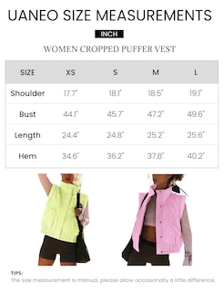 Foto 7 | Chaleco Acolchado Uaneo Para Mujer, Acolchado, Ligero, Morado - Venta Internacional.