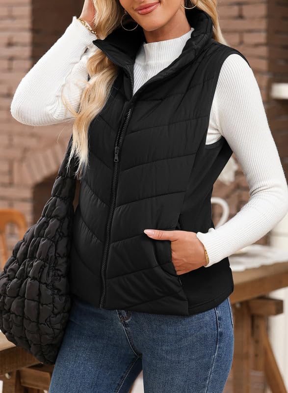 Foto 6 pulgar | Chaleco Acolchado Dokotoo Para Mujer, Abrigo De Invierno, Color Negro, Talla S-2xl - Venta Internacional.