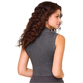 Foto 4 | Chaleco Ilusión 81229 Gris Oscuro