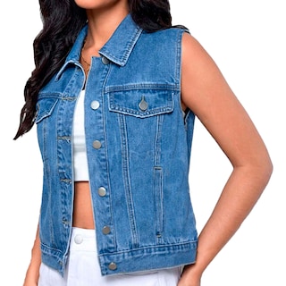 Foto 1 | Chaleco Mezclilla Britos Jeans Mujer 025527